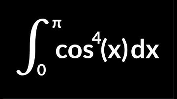 Integral of cos^4(x) from 0 to pi