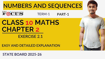 10th Maths Chapter 2 Exercise 2.1 | Numbers and Sequences | 10th Maths state board | 2025–26