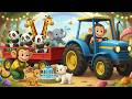 Monkey Farmer Fixes Tractor🐒🚜Funny monkey driving crane, moving cows, chickens | Funny monkeys