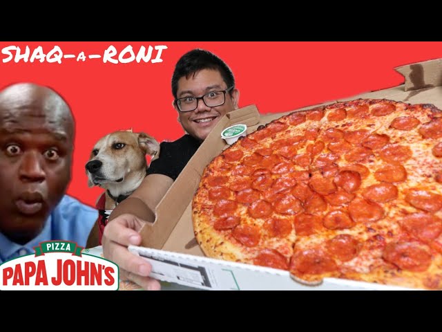 Food Review: Papa John's Shaq-a-Roni Pizza – Milam's Musings