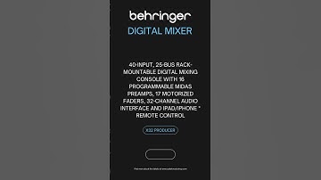 The Behringer X32 Compact, Producer & Rack #behringer #x32 #digitalmixer #producer #music #audio