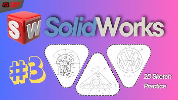Practice 2D Sketch & Drawing in SolidWorks | Beginner CAD Tutorial | RAMS CAD