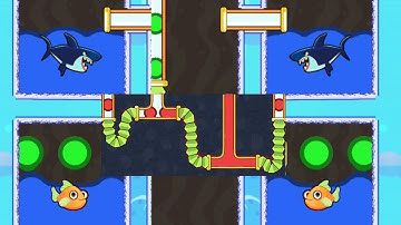 Save the fish | Pull the pin | max level android and ios games save fish pull the pin / mobile game