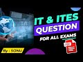 It and ites question answer  mcq pdf for all computer related competitive exams ssc chsl bank po