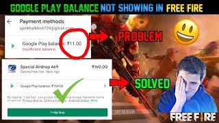 Insufficient Google Play Balance Error || Google Play Balance Not Showing In Free Fire screenshot 3