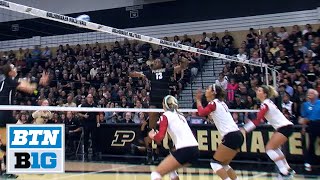 2016 Volleyball: Wisconsin at Purdue | Sept. 30, 2016 | Top Games of the BTN Era