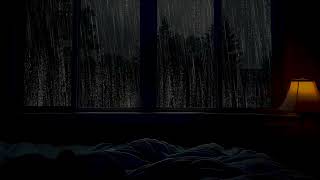 Ambient Rain for Sleep and Serenity- Black Screen with Calming Rainfall to Ease Stress and Rest Well