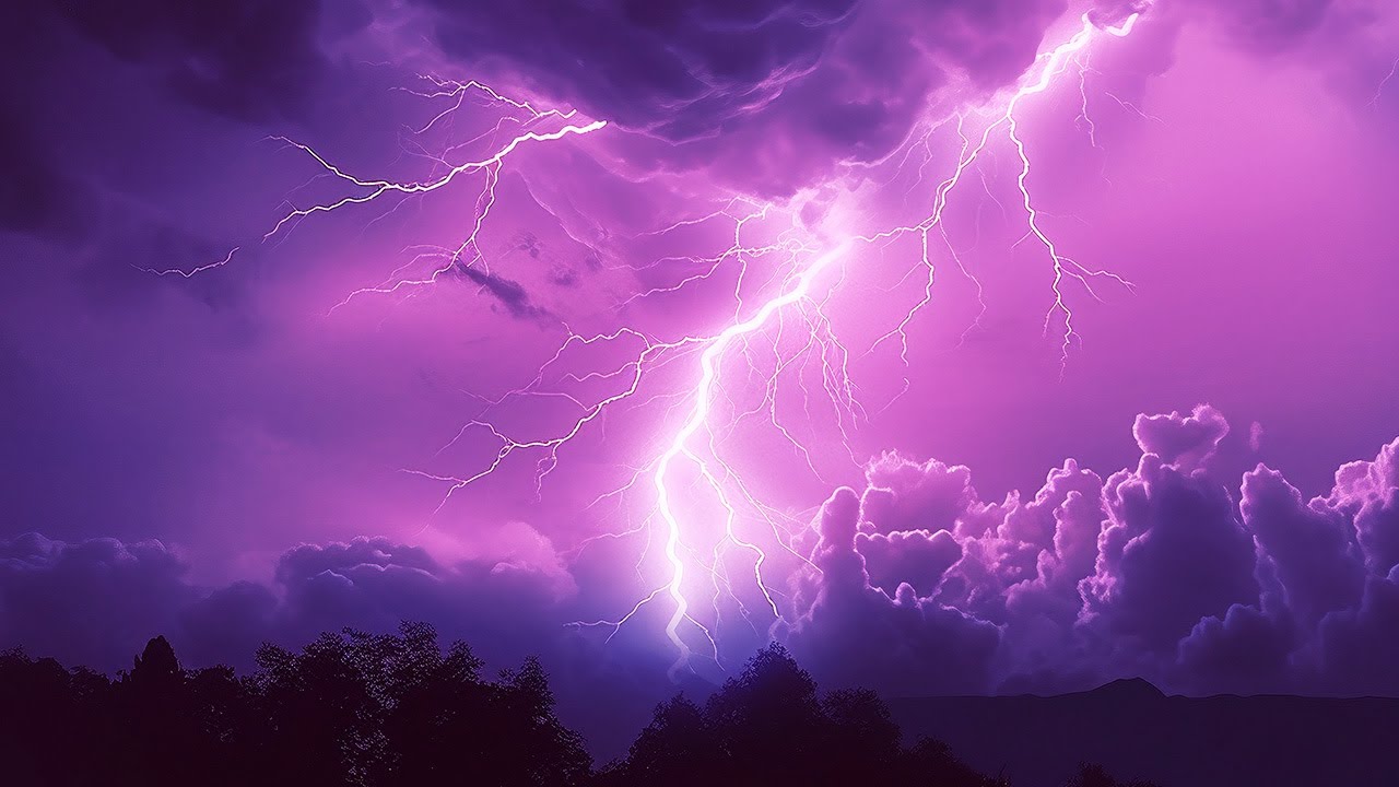 Relieve Stress to Fall Asleep Fast with Powerful Thunderstorm, Heavy ...