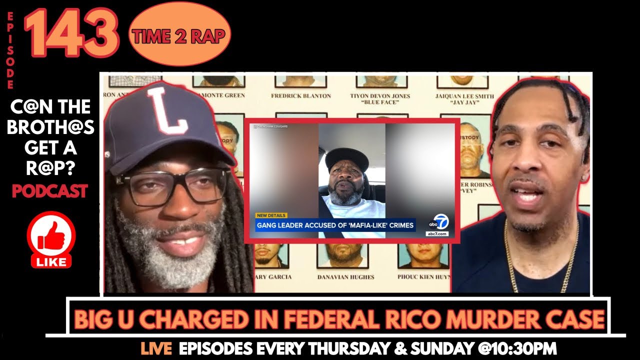 Big U Charged In Federal Murder Rico Case - Can The Brothas Get A Rap ...