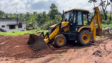 Jcb 3dx dozing and placing soil above grass #jcb #jcb3dx #jcbvideo #jcbcartoon #jcbtractor #jcb4dx