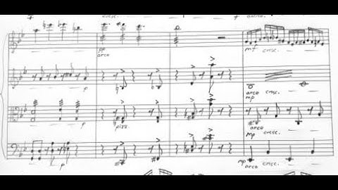 Dylan Thomas David - String Quartet No. 3, Op. 24 (2021) [Score-Video]