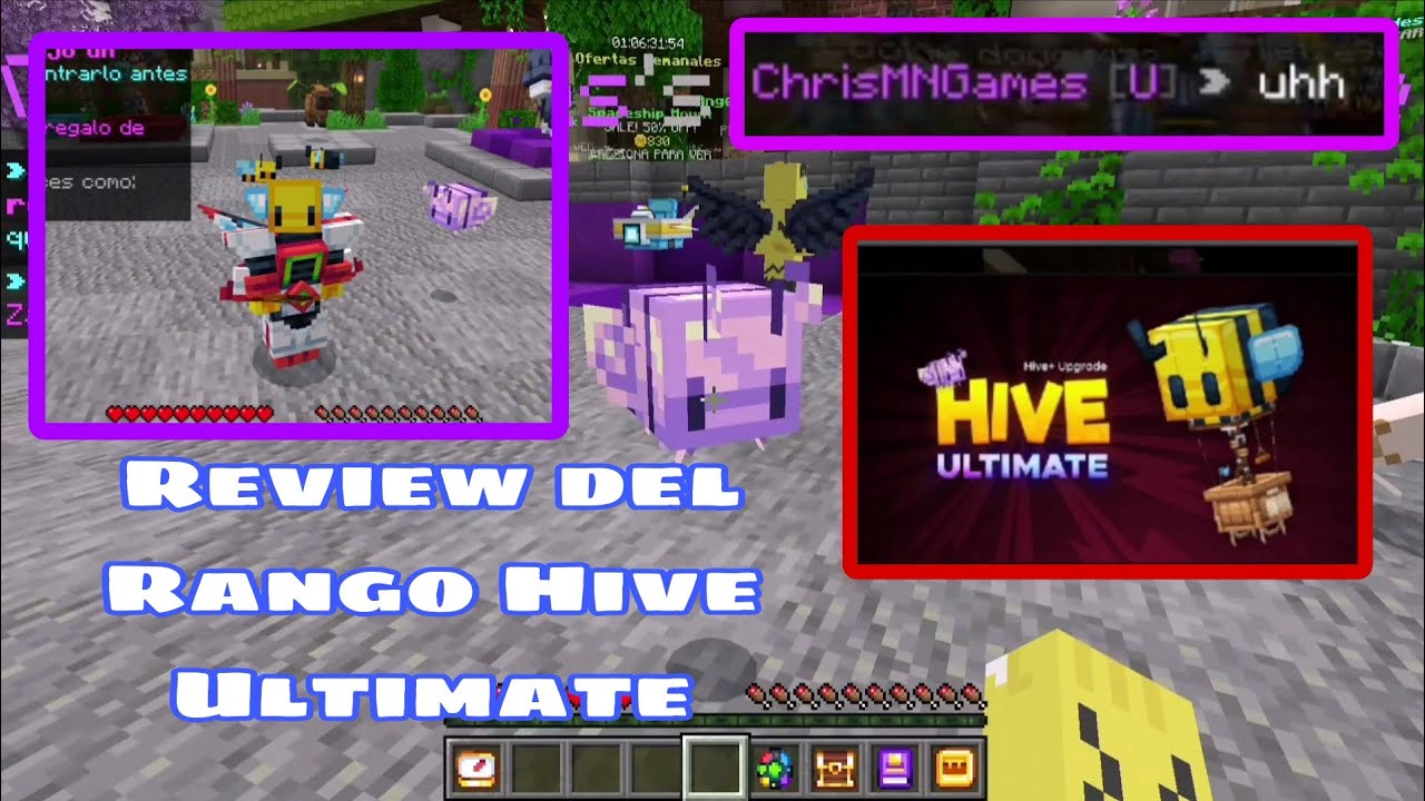 Hive Ranks Minecraft Minecraft Hive, Review del nuevo Rango Hive Ultimate - YouTube