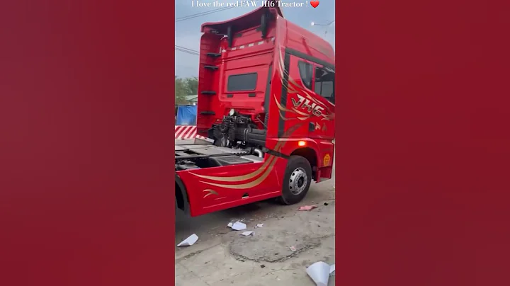 I love the red FAW JH6 tractor ❤️ #faw #daukeofaw #truckdriver #heveydriver #trucking #truck #trucks