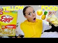 I only ate yellow food for 24 hours challenge