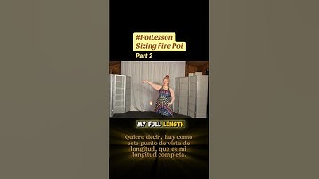 Pt2 Fire Poi Sizing #poi #PoiSpinning #PoiDance #FlowArts #PoiTutorial #firedancing #poiflow