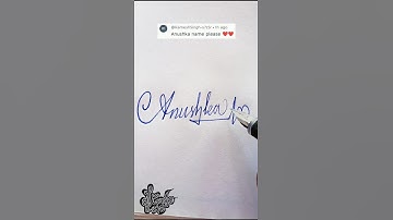 Stylish Name | Anushka | Stylish Signature | Calligraphy Signature