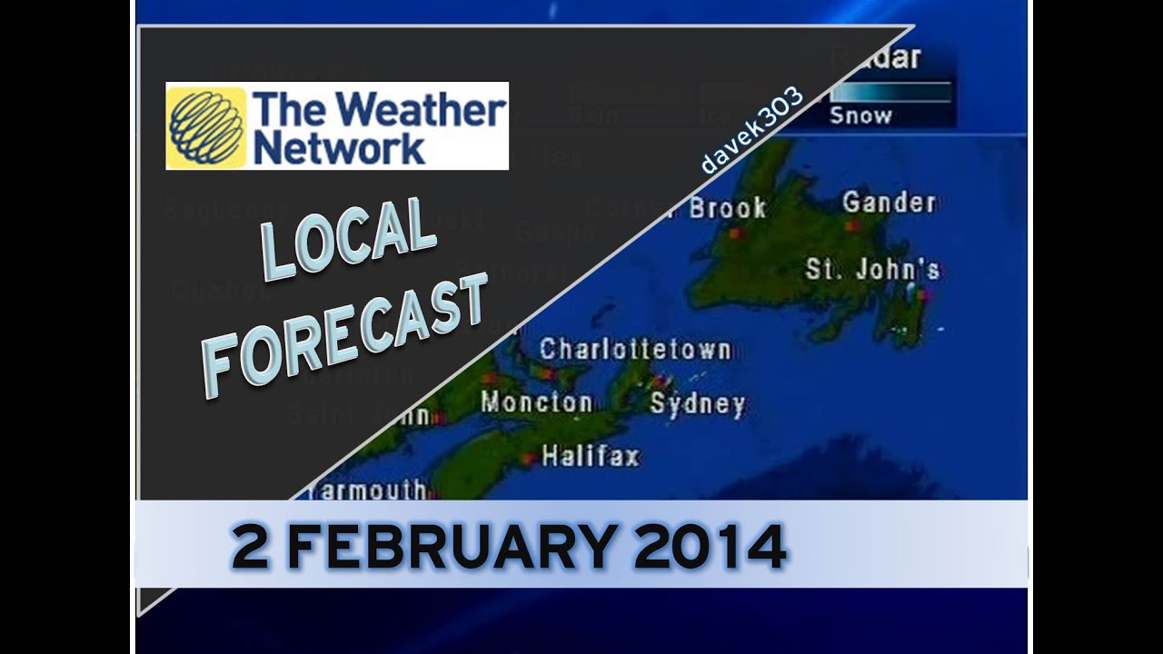 Local weather, radar, closings & delays The Weather Network Local Forecast - 2 February 2014 - YouTube