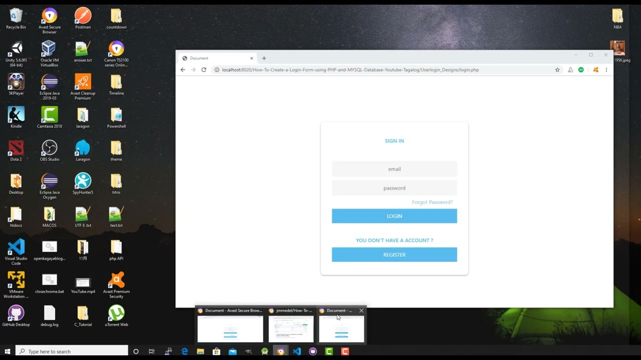 How To Create a Login Form using PHP and MYSQL 6