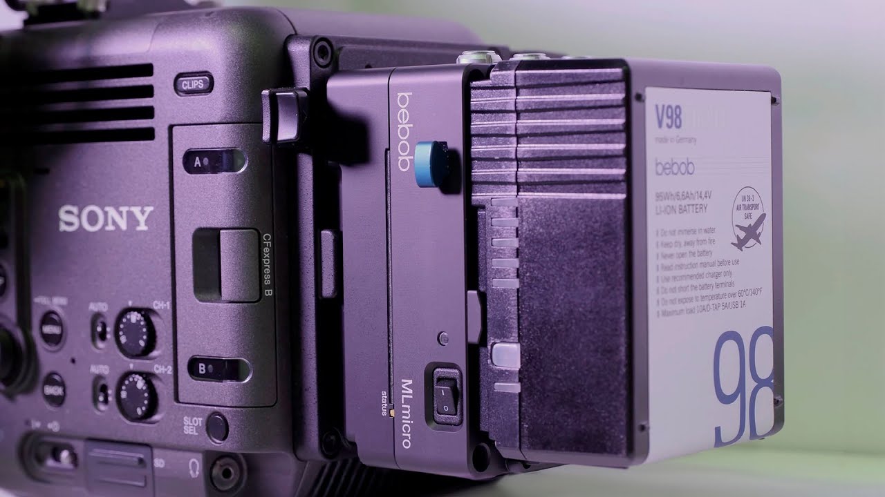 Bebob MLmicro V-Mount Battery Adapter with Extras – Hands-On - YouTube
