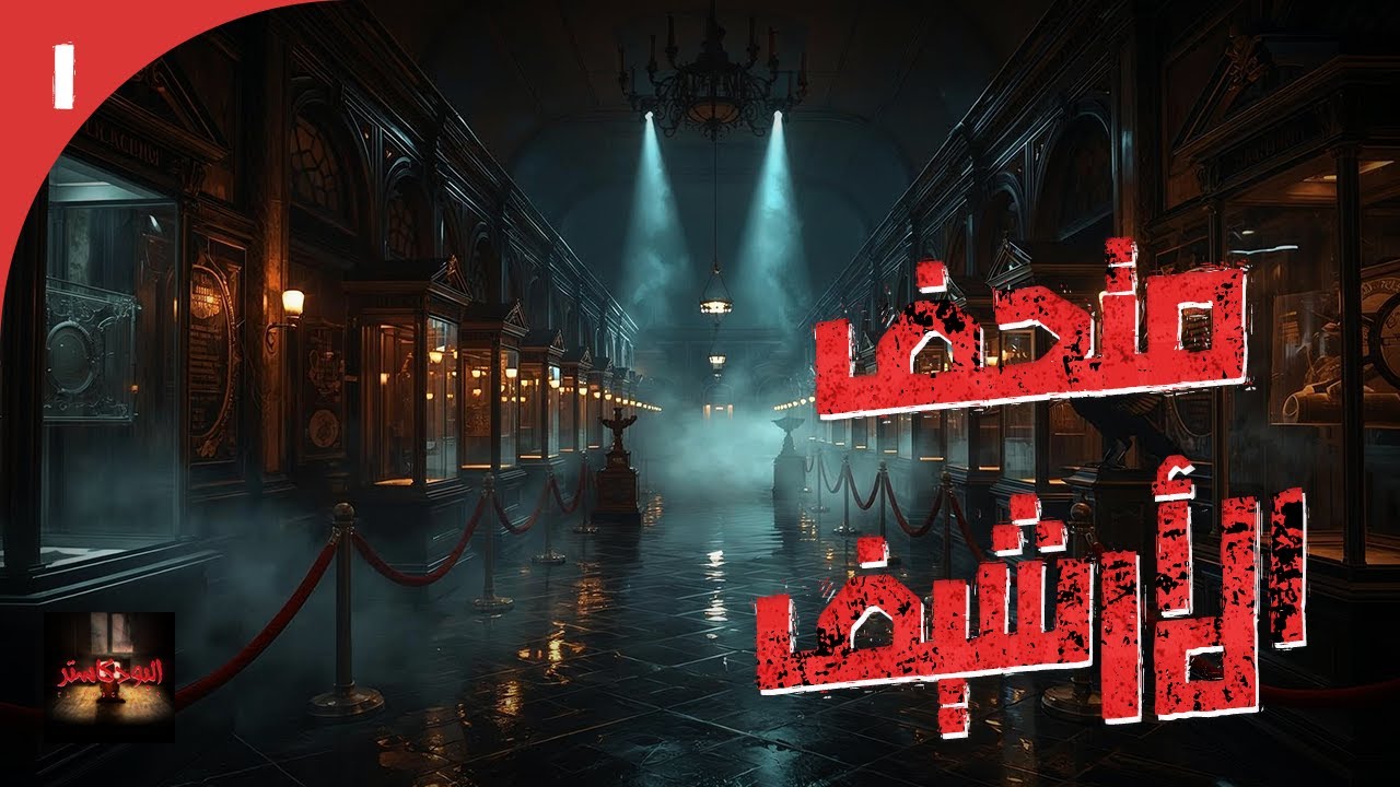 متحف الأرشيف || الواجهة الأولى في المتحف تتكلم عن مخطوطة فوينيتش الغامضة و إرتباطها بعالم الشياطين.