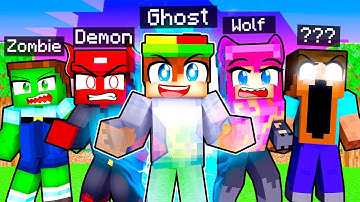 10 FRIENDS on one TERROR BLOCK In Minecraft!