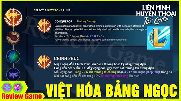 Liên Minh: Tốc Chiến - Bản VIỆT HÓA Chuẩn 100% BẢNG NGỌC LOL Mobile Cho Newbie Quá Chi Là Ngon