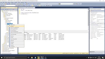 Berhasil! Membuat Index Tabel Pada SQL Server Dengan Menggunakan Query