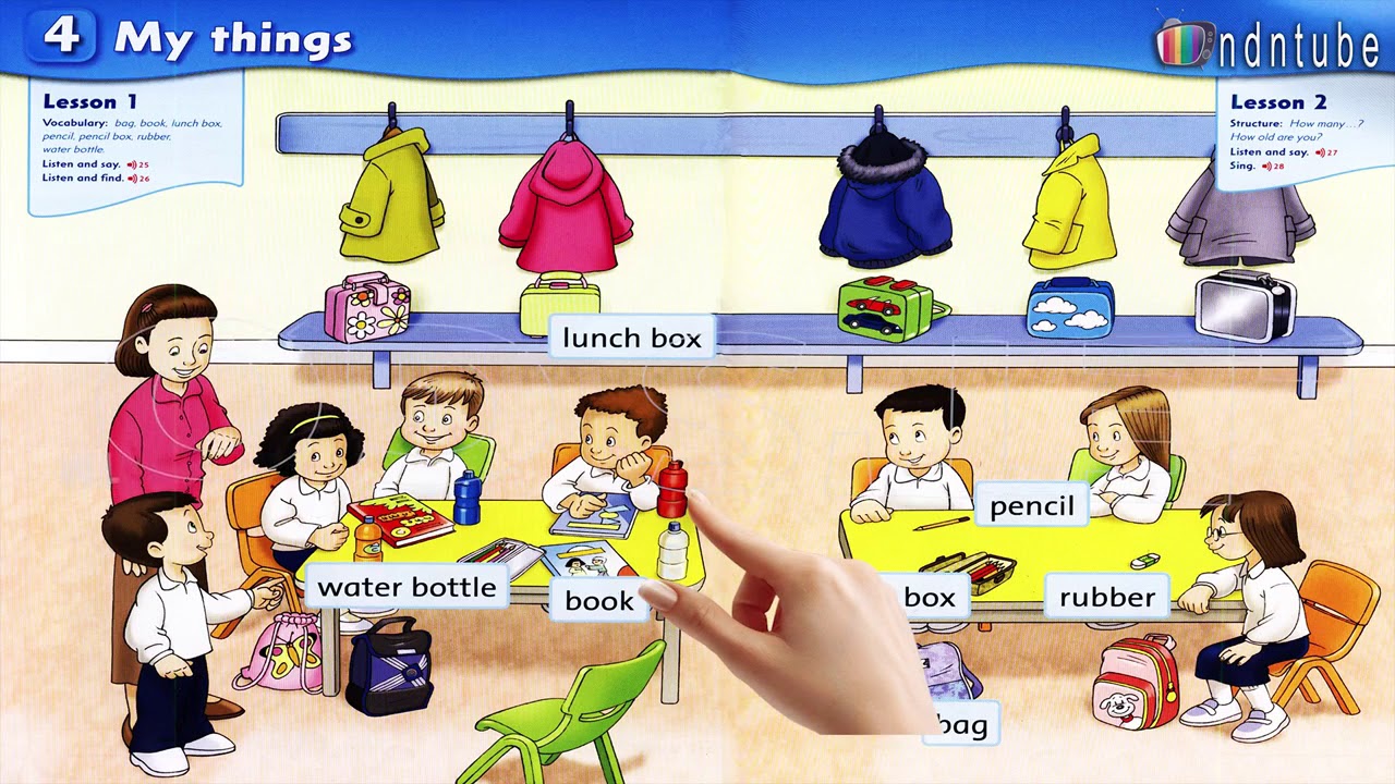 FIRST FRIENDS 1 UNIT 4 MY THINGS LESSON 2 - YouTube