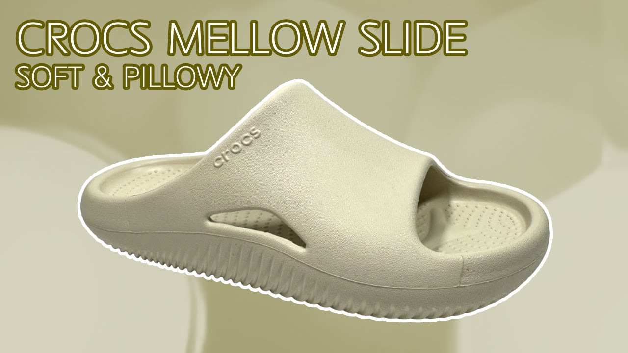 ◆CROCS◆ Public Mellow Recovery Slide BONE 24SUSD208392 2024 Crocs Mellow Recovery Slide Bone Review & On Feet - YouTube