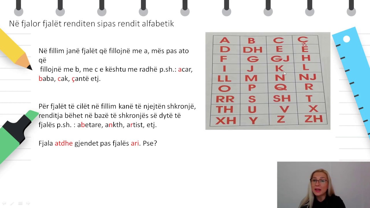 Klasa 4 - Gjuhe shqipe - Fjalori