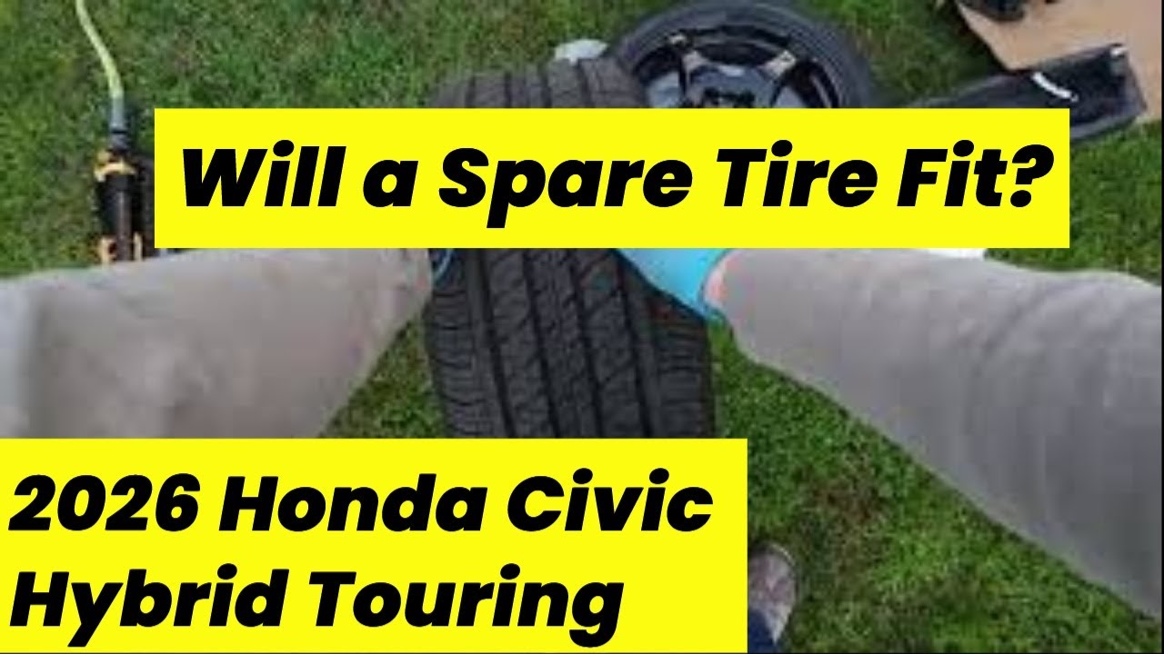 2026 Honda Civic Hybrid Touring Sedan & Modern Spare Tire