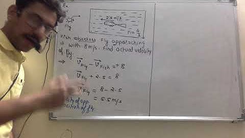 23  Numerical on real depth & apparent depth