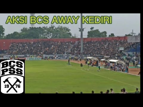 aksi BCS di stadion Brawijaya kediri, persik vs pss sleman..👊👊