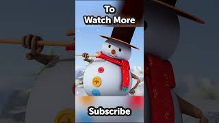 I am little snowman Part 02 | Rhymes for Kids | Hippy Hoppy Show #shortsvideos