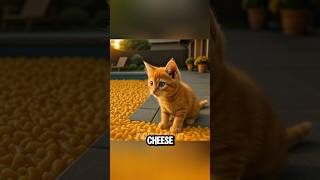 Kitten Swims In Mac And Cheese Pool