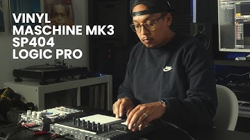 Making A Smooth Boom Bap Beat Sampling Vinyl - Maschine SP404 Logic Workflow