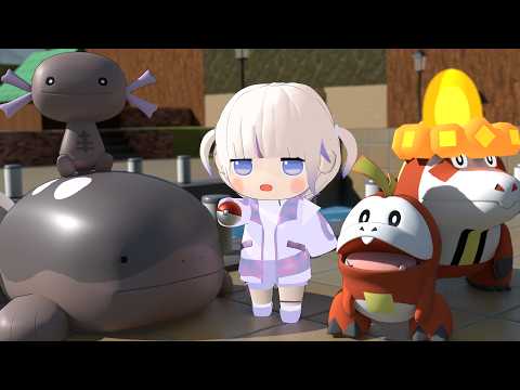 口を開けたポケモンが大好きな番長【轟はじめ/ホロライブ切り抜き】【3Dアニメ】