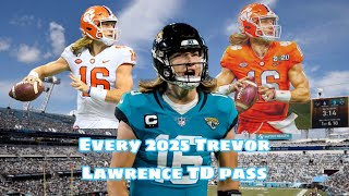 Every TD pass from Trevor Lawrence in 2025 #NFL #Jaguars #DUVAL @FloridaNativeCat