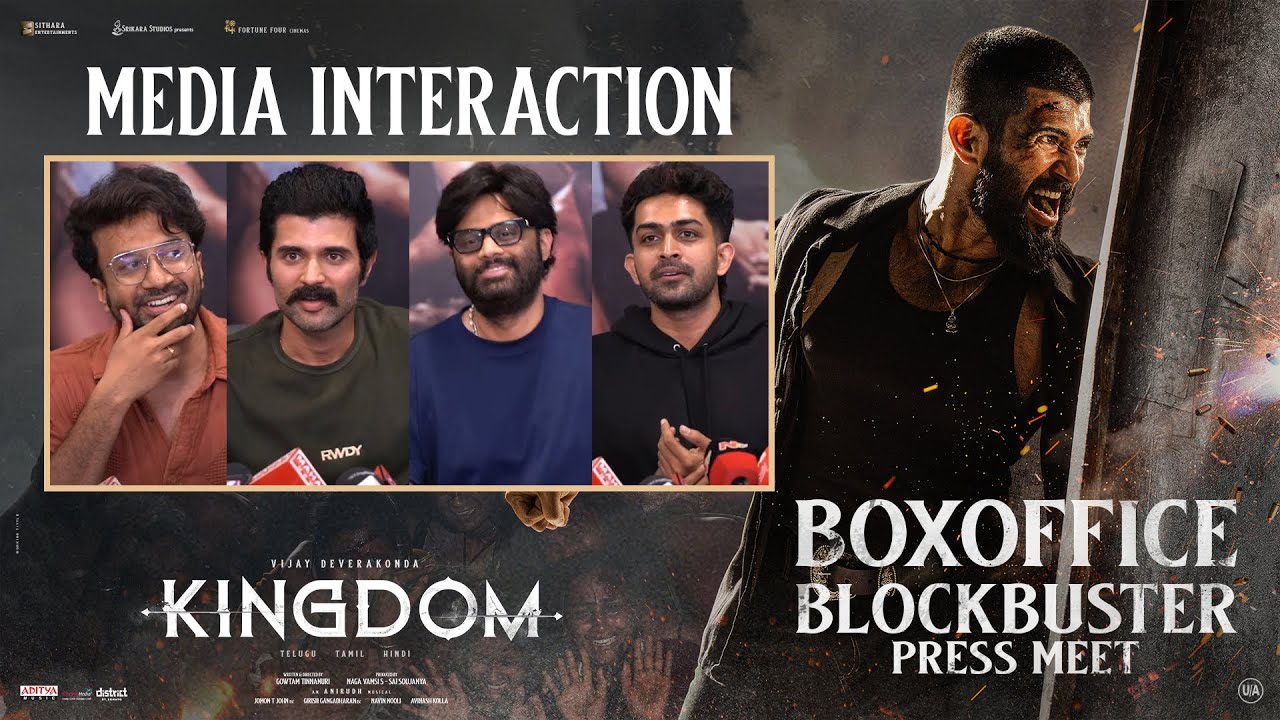 Team Media Interaction at Box Office Blockbuster KINGDOM Press Meet | Vijay Deverakonda | Gowtam