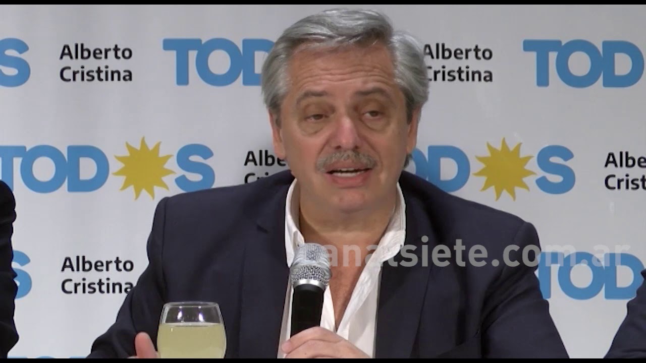 Alberto Fernández:  "El negocio de los Argentinos es que Bahía Blanca sea el puerto de Vaca Muerta"