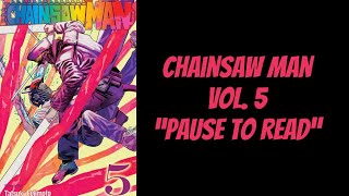 CHAINSAW MAN MANGA VOLUME 5 ⛓️ 🪚