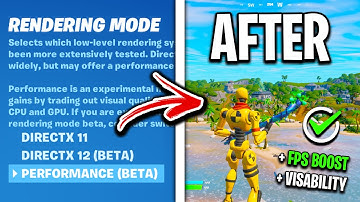 BEST Performance Mode Settings in Chapter 3! (Low Vs High Meshes)