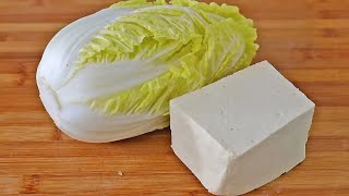 白菜和豆腐超好吃的做法，天冷來上一鍋，簡單好吃又營養，全家人都愛吃#白菜#豆腐#美食#家常菜#小青的菜