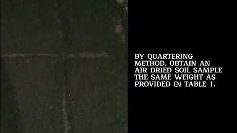 Soil Mechanics - Laboratory Experiment No. 2 (Dry Preparation of a Disturbed Soil Sample)