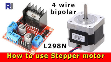 E181 Control Position and  Speed of Stepper motor with L298N module using Arduino RJT181