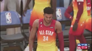 NBA 2K23 (Next Gen) - (2023 NBA All-Star Game) Team Giannis vs Team LeBron