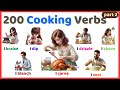 12 - PART 2 - Cooking Verbs With Picture and Sentences - Learn Vocabulary In English