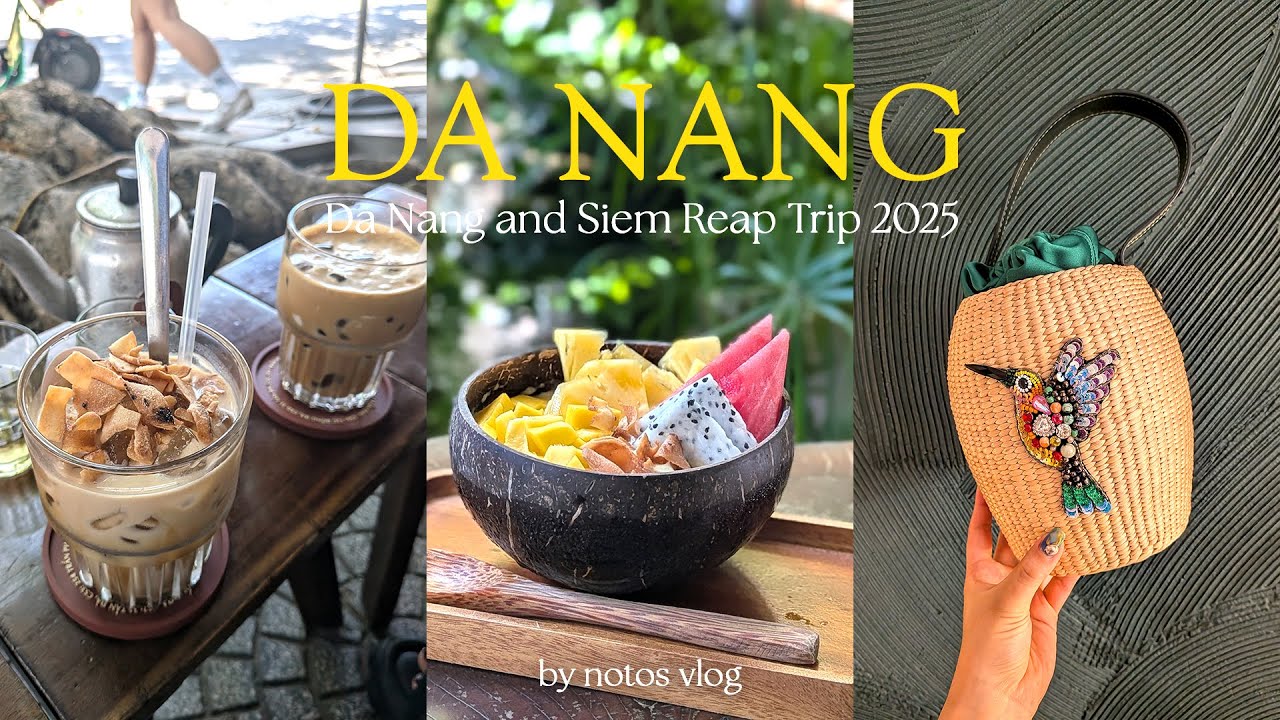 { vlog } ダナン リトリート旅｜緑に囲まれたホテルでデトックス🌿ココナッツコーヒー🥥ホイアン⛵五行山⛰️