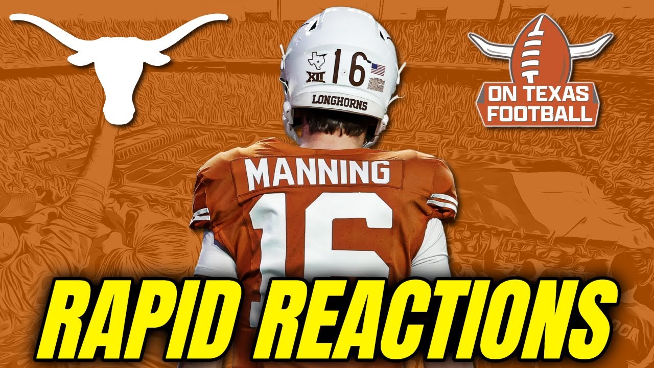 Offensive Rapid Reactions Who Is WR1 Arch Manning Texas offensive-rapid-reactions-who-is-wr1-arch-manning-texas