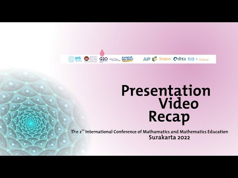 Asva Abadila Rouhan • I-CMME 2022 Paper Presentation